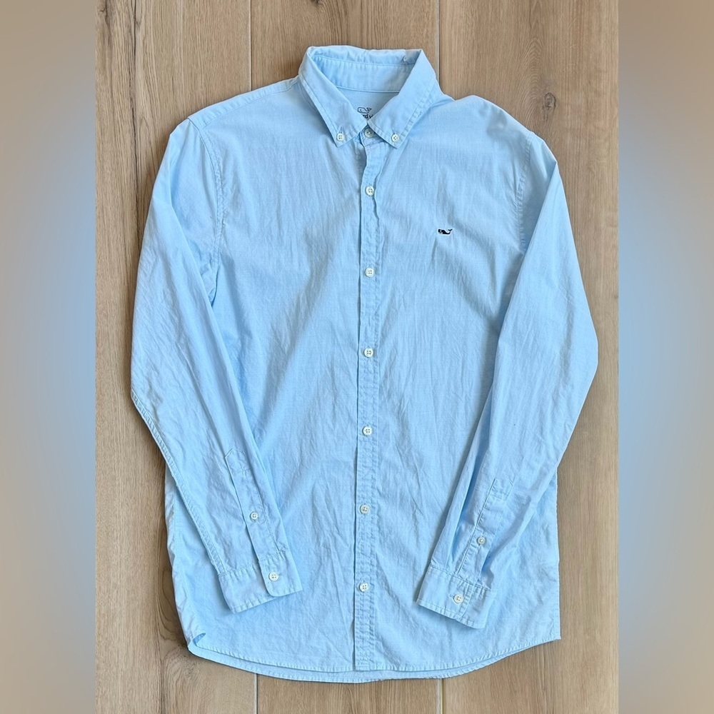 Vineyard Vines Light Blue Long-Sleeve Button-Down Shirt Size XL/18